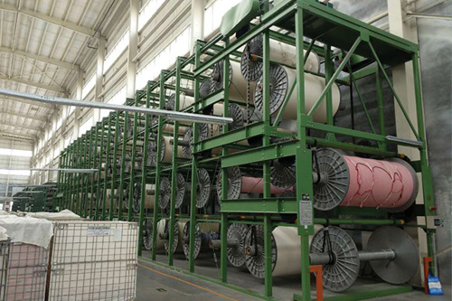 Stacker for Loom & Warping Beam